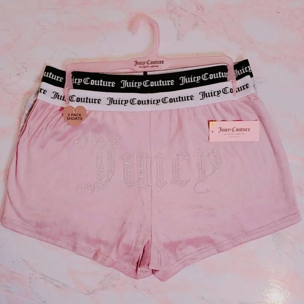 Juicy Couture 2 pack shorts set